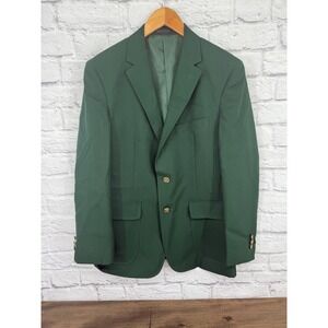 Neil Allyn Career Basics Men's Hunter Green Blazer Jacket 34 S Classic Holiday